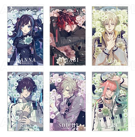 「UN:LOGICAL」特典イラストカード（全6種／約縦91×横55mm）