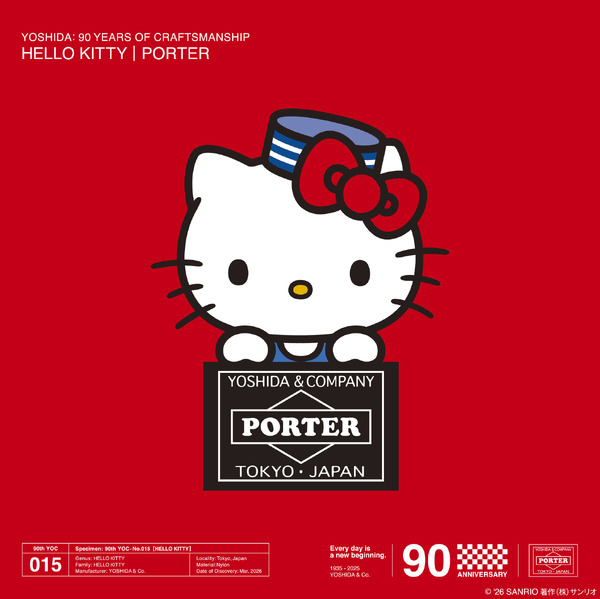 YOSHIDA & Co. 90th Anniversary Project 015「HELLO KITTY × PORTER」