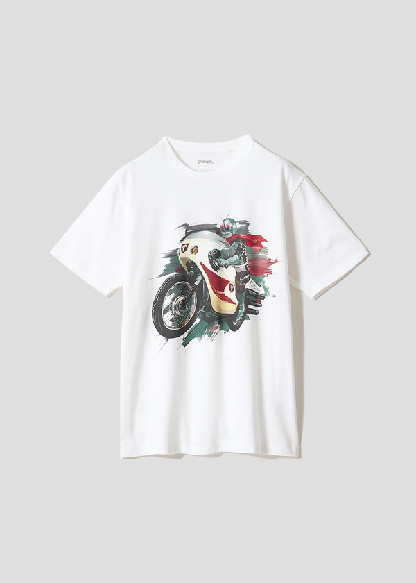 『仮面ライダー』×グラニフ　「サイクロン号｜Tシャツ」