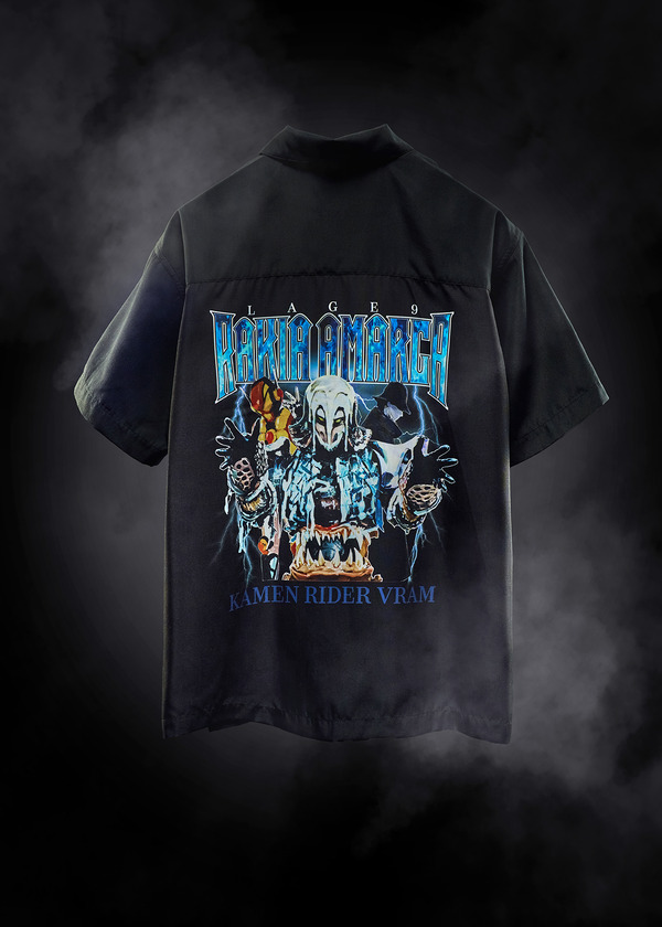 『仮面ライダー』×グラニフ　「ラキア・アマルガ｜ビッグシルエット半袖シャツ」イメージ