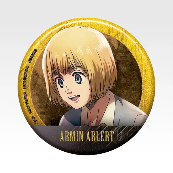 G賞 メタリック缶バッジ