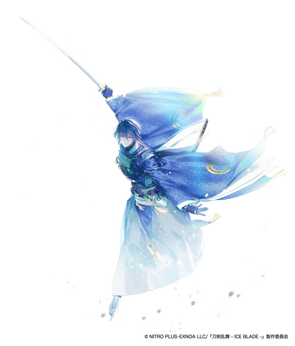 描き下ろしキャラクタービジュアル『三日月宗近 イメージオンアイス ver.』