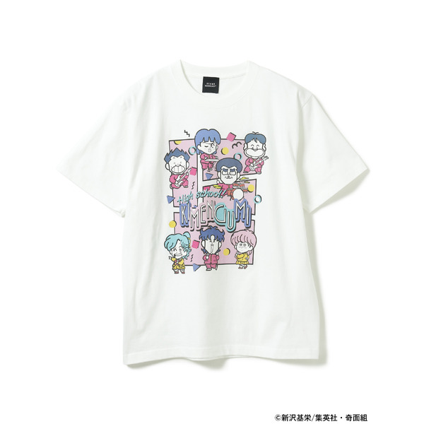 奇面組と唯ちゃん千絵ちゃんファンシーショートスリーブTシャツ