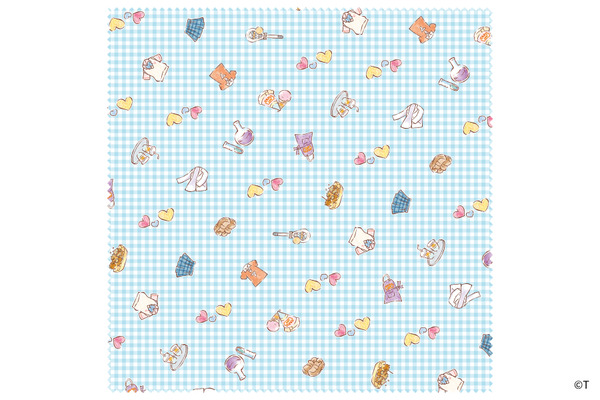 モチーフ総柄大判メガネ拭き