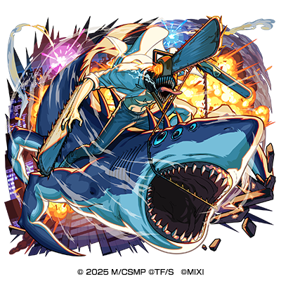 闇属性　★6チェンソーマン＆ビーム（獣神化）