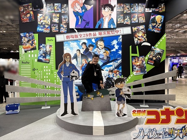 「日本テレビ×VAP」「ytv」「YTE」「Hulu」ブースの様子