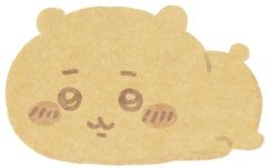 【ちいかわ焼き スマホに貼れるサイズのステッカー】