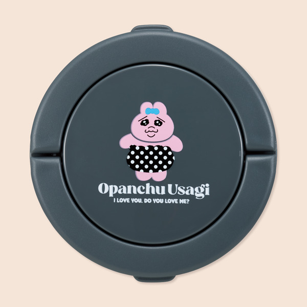 おぱんちゅうさぎ」折りたたみハンドル付保温ランチジャー