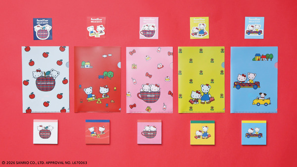 ステッカー、クリアファイル、メモ帳