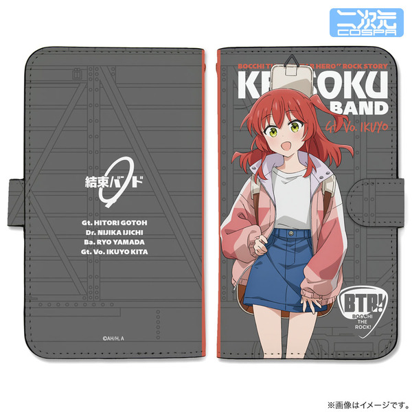 手帳型スマホケースLL ストリートファッションVer.（喜多郁代）