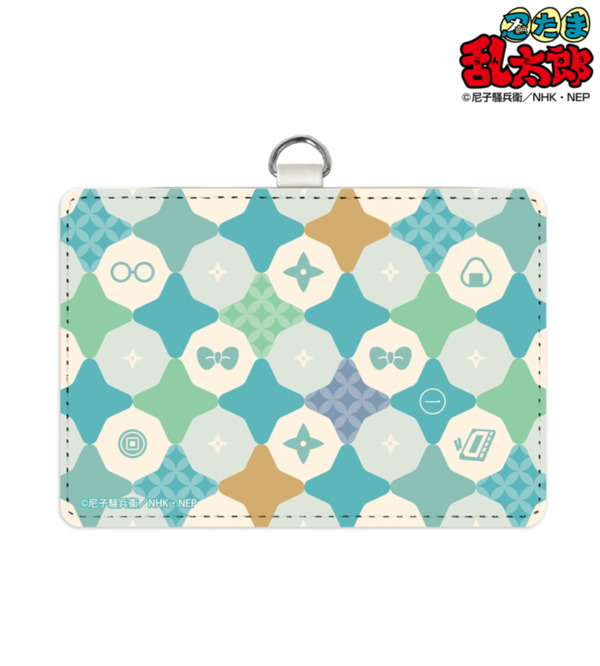 ネックストラップ付き2ポケットパスケース