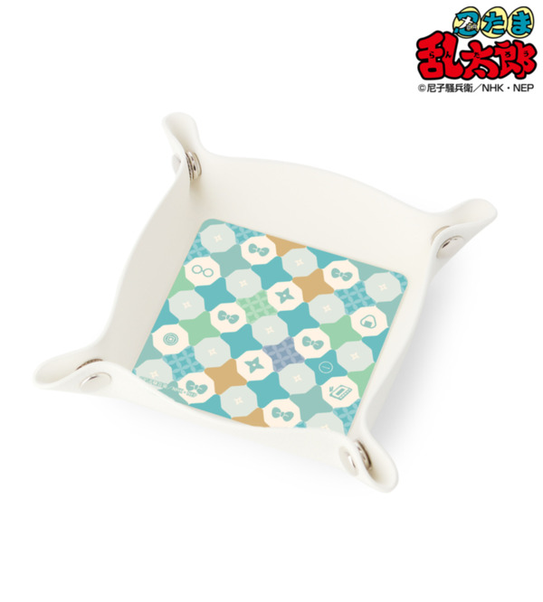 モチーフ柄 PUレザーマルチトレー