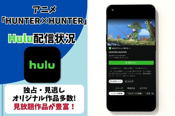 アニメ『HUNTER×HUNTER』Hulu配信状況