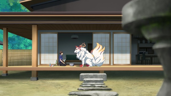 春アニメ『神の庭付き楠木邸』第1話「神の庭に山の神、来たる」先行場面カット