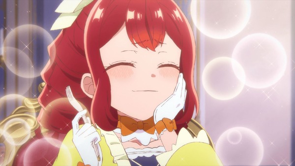 春アニメ『自称悪役令嬢な婚約者の観察記録。』第1章（第1話）「自称悪役令嬢と出会いの観察記録。」先行場面カット