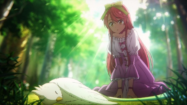 春アニメ『自称悪役令嬢な婚約者の観察記録。』第1章（第1話）「自称悪役令嬢と出会いの観察記録。」先行場面カット