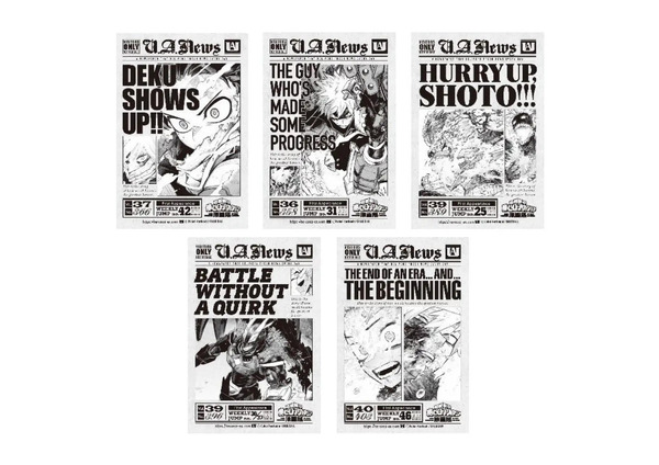 来場者特典『タブロイド風ステッカー』（全5種・ランダム配付）