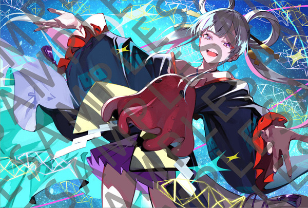 「歌ってみた」イラストポストカード「Tell Your World」