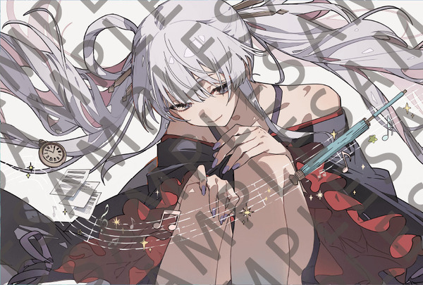 「歌ってみた」イラストポストカード「トリノコシティ」