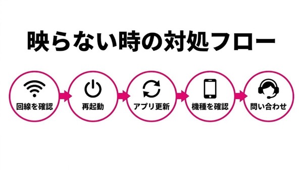 DMM TV テレビに映らない時の対処法