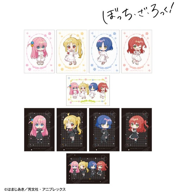 上倉エクさんイラスト 白いワンピースver.&黒いワンピースver. トレーディングブロマイド