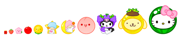 『サンリオキャラクターズのハッピースイカゲーム』第1弾