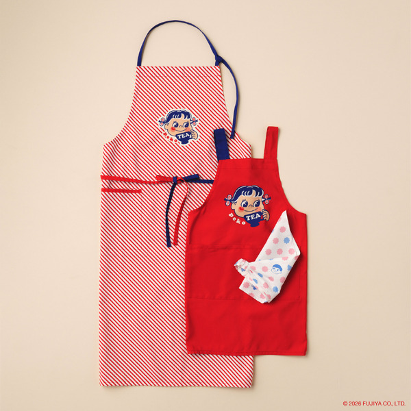 peko ×Afternoon Tea「エプロン」と「キッズエプロン（三角巾付き）」