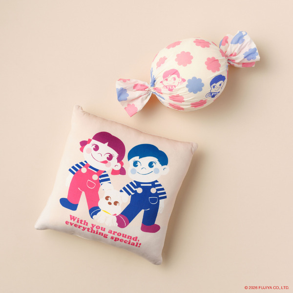 peko ×Afternoon Tea「クッション（キャンディ）」と「クッション」