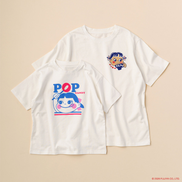 peko ×Afternoon Tea「プリントTシャツ」と「プリントキッズTシャツ」