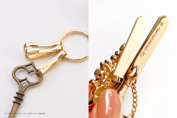 おとなのサンリオ「バッグキークリップ サンリオキャラクターズ」キーホルダー部分