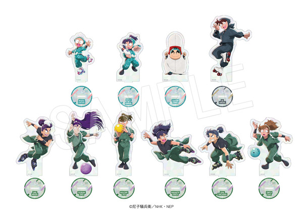 TVアニメ『忍たま乱太郎』× ROUND1「ホロアクリルフィギュアスタンド　ROUND1コラボver.」全10種