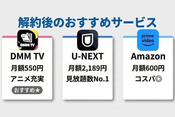 TSUTAYA DISCAS 解約後おすすめ動画配信サービス