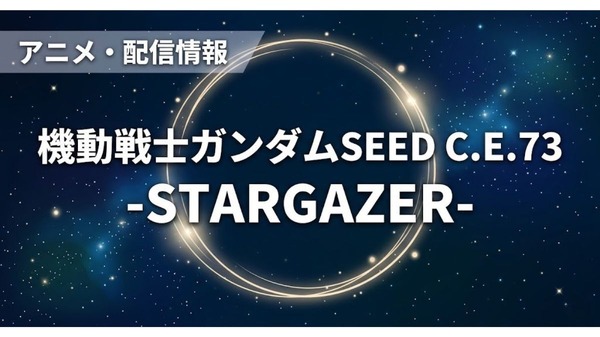 機動戦士ガンダムSEED C.E.73 STARGAZER 配信