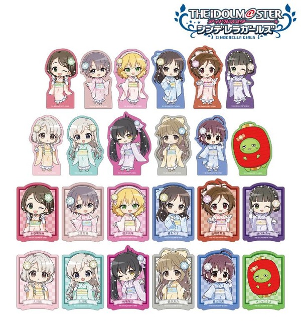 「トレーディング ちびキャラ レース着物ver. ダイカットステッカー」