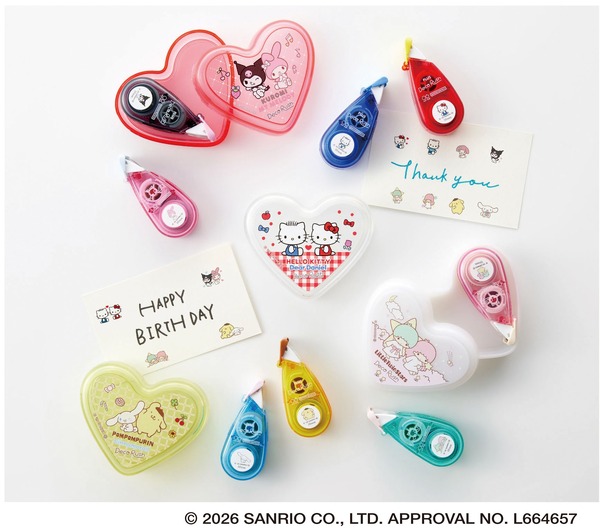 「デコラッシュ＜限定＞ハートケースセット　サンリオキャラクターズ デザイン」