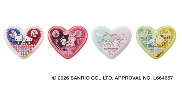 「デコラッシュ＜限定＞ハートケースセット　サンリオキャラクターズ デザイン」