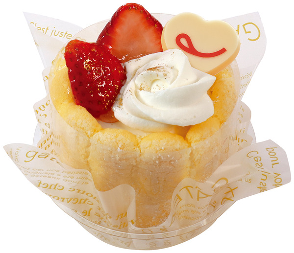 「母の日 苺のフラワーケーキ」