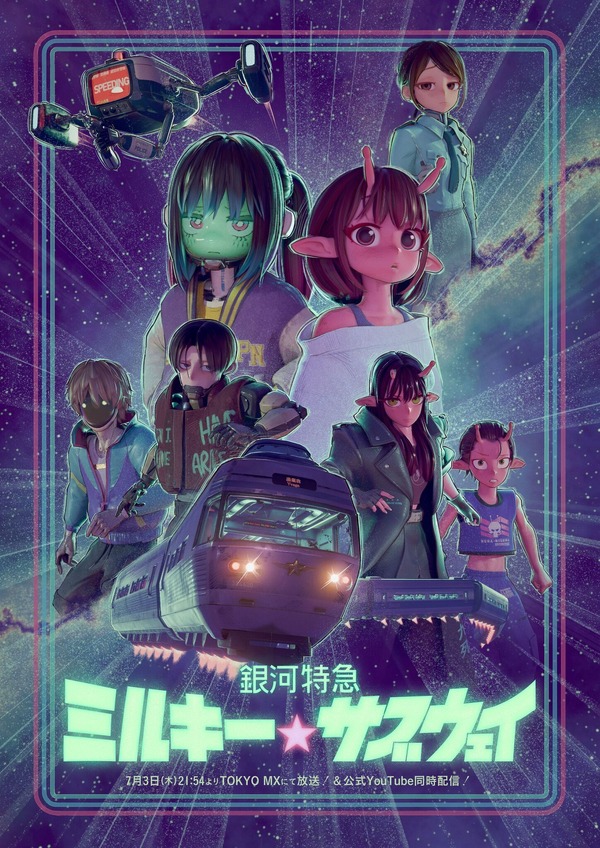 アニメ『銀河特急 ミルキー☆サブウェイ』