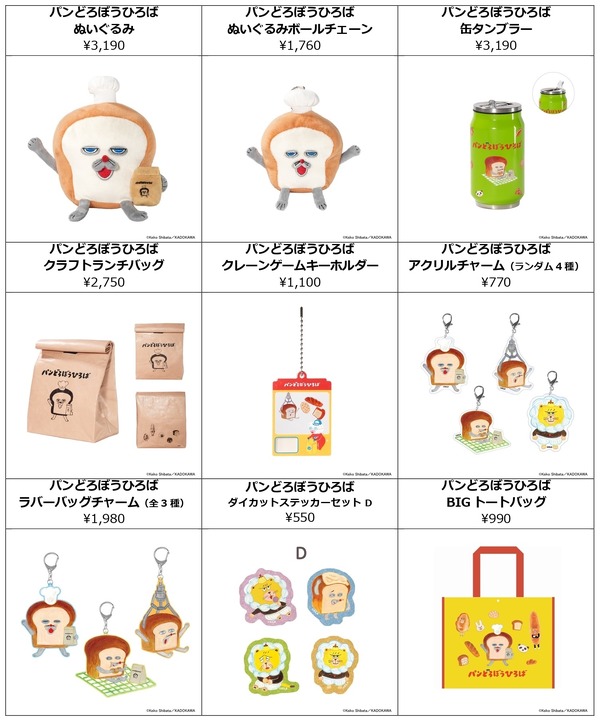 パンどろぼうひろば イベント限定グッズ
