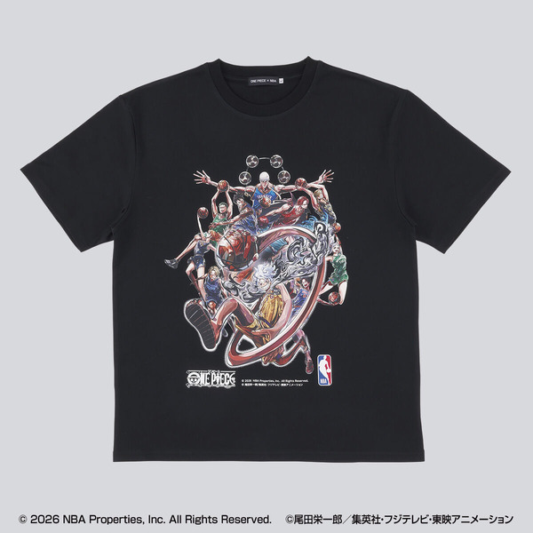 「ONE PIECE × NBA T-Shirts (全7柄 各2色)」