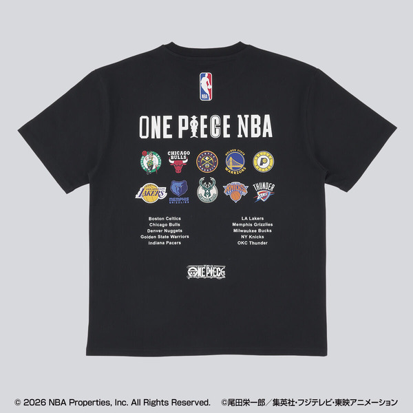 「ONE PIECE × NBA T-Shirts (全7柄 各2色)」