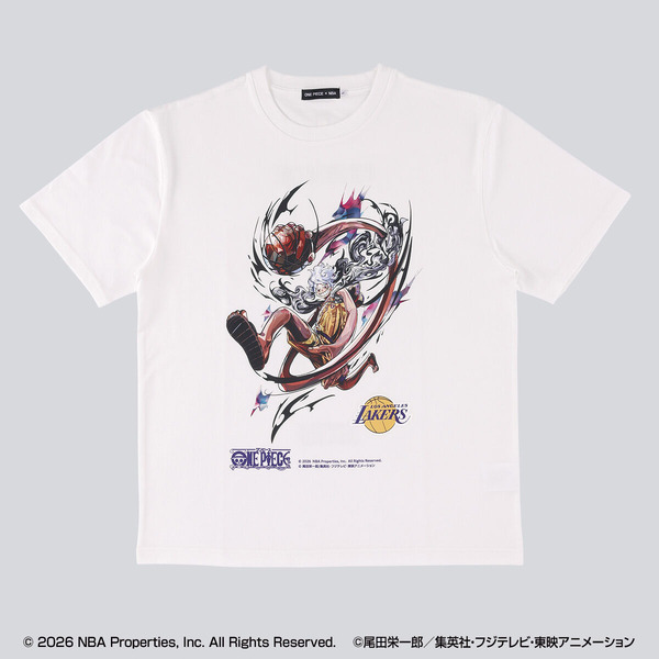 「ONE PIECE × NBA T-Shirts (全7柄 各2色)」