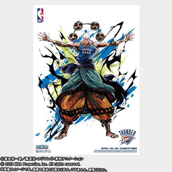 「ONE PIECE × NBA MINI POSTER SET」