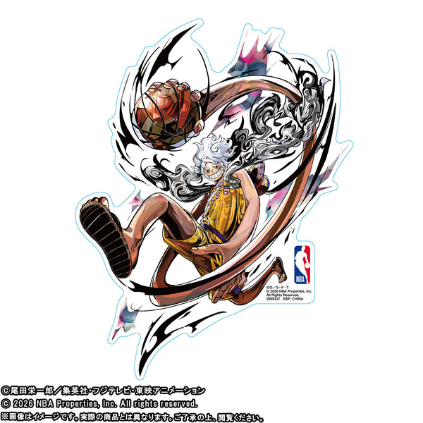 「ONE PIECE × NBA STICKER」