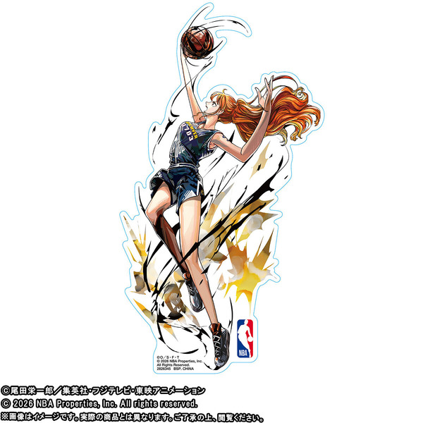 「ONE PIECE × NBA STICKER」