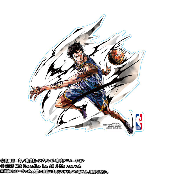 「ONE PIECE × NBA STICKER」