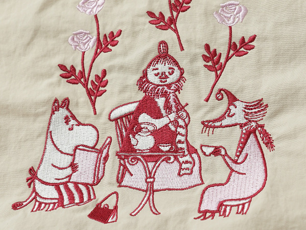 リッチな刺繍のトートバッグ  RMPK-01