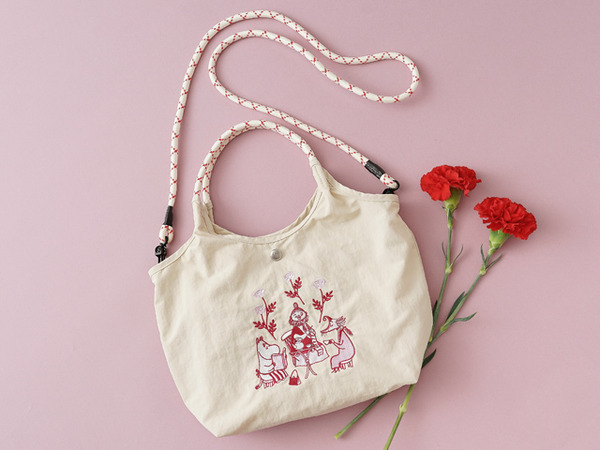 リッチな刺繍の2WAYバッグ RMPK-02