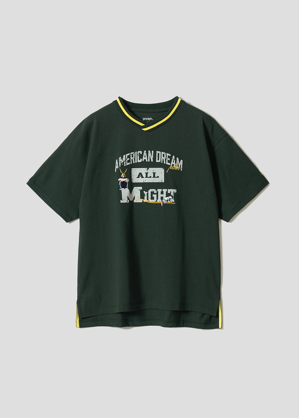 『僕のヒーローアカデミア』×グラニフ　「アメリカンドリームプラン｜ビッグシルエットクラブTシャツ」