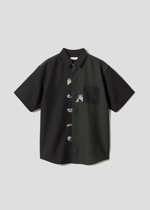 『僕のヒーローアカデミア』×グラニフ　「敵連合｜ルーズフィット半袖シャツ」